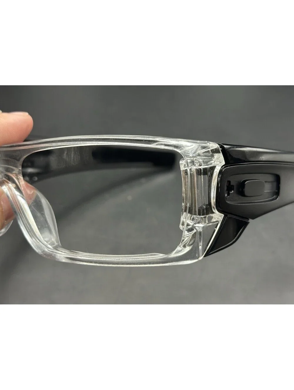 Oakley Batwolf Polished Clear/Black Ink Frame